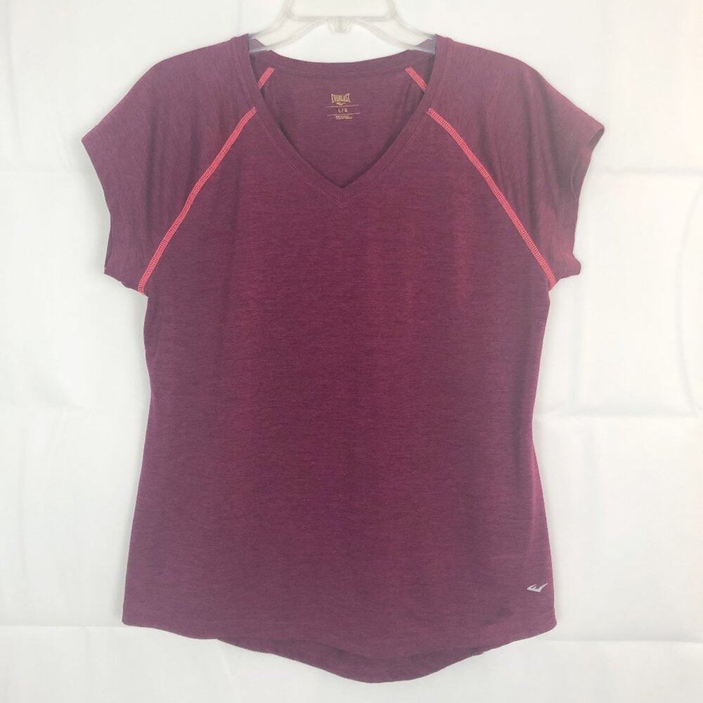 Everlast Short Sleeve V-Neck Active Tee L